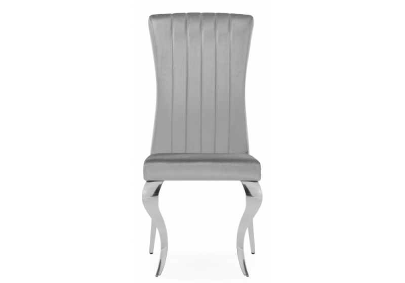 Стул на металлокаркасе Lund dark grey / steel (47x68x105)