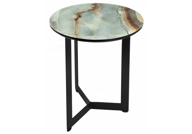 Журнальный стол Роб D-450 голубой мрамор (45x50). 