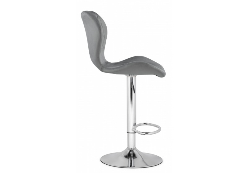 Барный стул Porch chrome / gray (46x49x88)