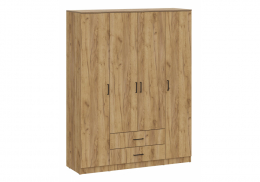 Шкаф Валетта дуб золотой (160,1x52x205)