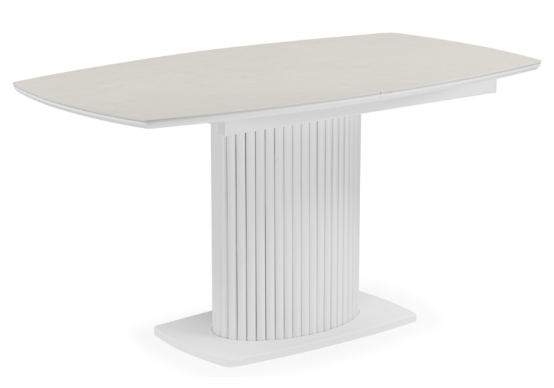 Керамический стол Фестер 160(200)х90 carmen light grey / белый (90x76). 